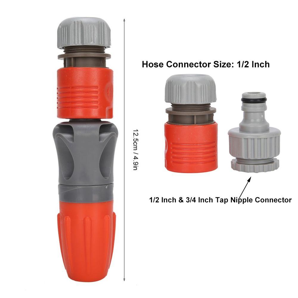 Ergonomic Handle Water Hose Sprayer Anti-Slip Hose Connector Kit Jet Nozzle  Home Garden Use