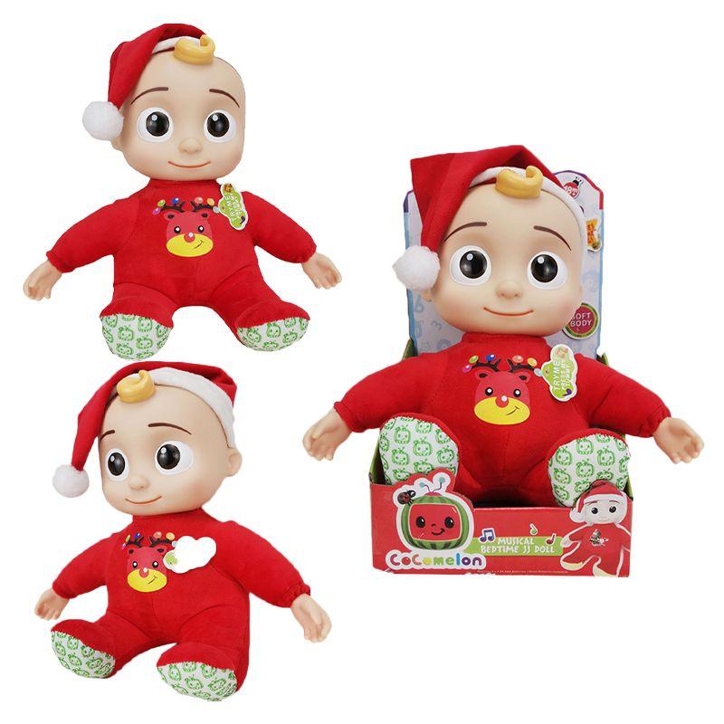 Cocomelon плюшевая музыкальная виниловая кукла английская музыка JoJo LOLS кукла детские рождественские игрушки детский компаньон мягкие игрушки