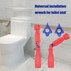 Профессиональный гаечный ключ для ремонта сиденья унитаза Универсальный гаечный ключ для установки сиденья унитаза Легкое ослабление Фитинги для ватерклозета