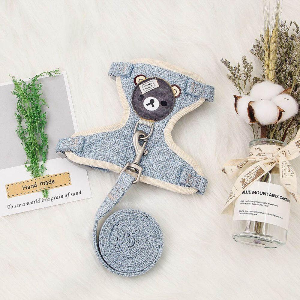 Жилет для выгула домашних животных, поводок для собак среднего размера, поводок для собак, нагрудный ремень, цепь для собак