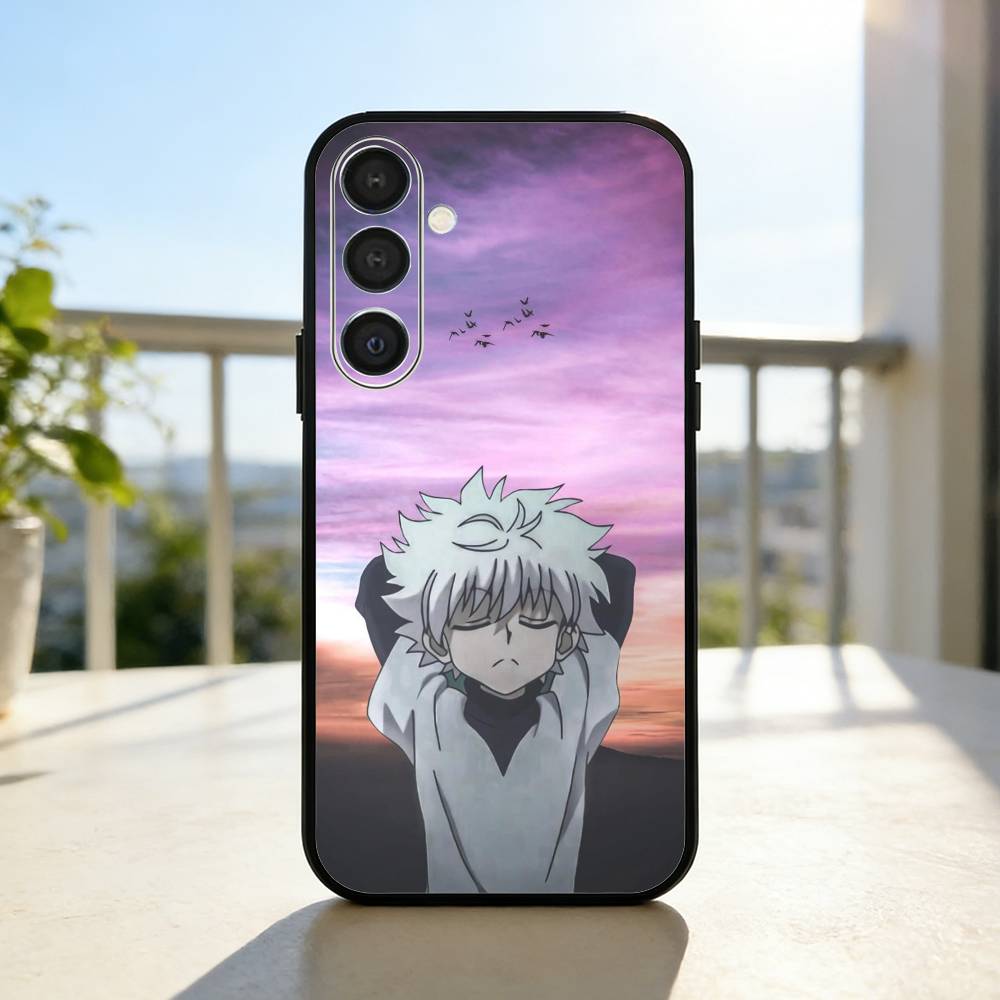 Hunter Cool K-Killua NEW Phone Case For Samsung A73,72,71,53,52,51,22,91,80, Soft Black Cover
