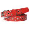Women'S Rivet Narrow Belt Women'S Punk Belt Fine Needle Buckle Belt Belt Belt Belt Casual Versatile Belt