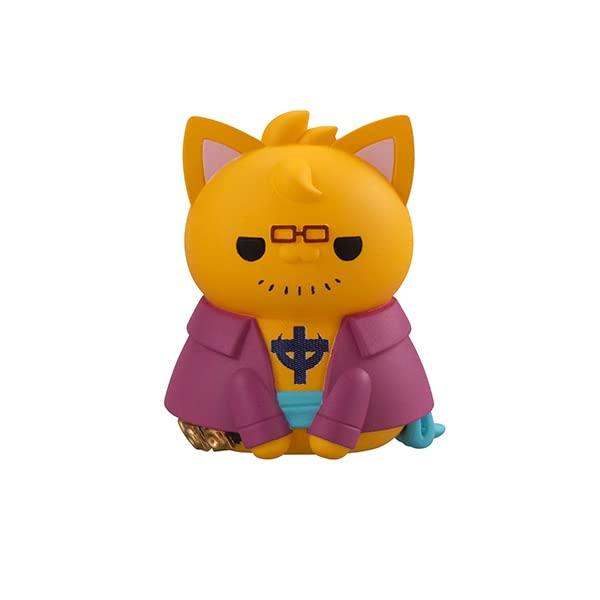 MEGA CAT PROJECT One Piece Nyan Piece Luffy and Wano Country Edition, 8 типов в примерно 30-миллиметровой окрашенной ПВХ-фигурке талисмана, Нян! (BOX)