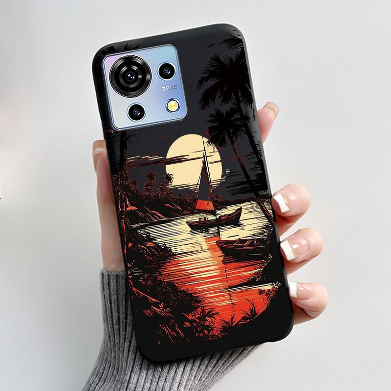 Для ZTE Blade V50 Vita Чехол Роскошный Милый Кролик с Сердечками Смешной Черный Мягкий Силиконовый Чехол для Телефона Для ZTE BladeV50 Vita V50Vita Обложка