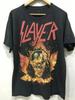 2013 Slayer Канадский Тур Концерт Черная Унисекс Футболка Репринт S-5XL Мужчины Женщины.... Футболка Unisex