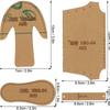 Acrylic Shoes Acrylic Templates Leather DIY Boots Template Transparent Acrylic Template  Leather