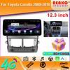 Android QLED экран 12.3INCH DSP RDS для Toyota Corolla 2008-2010 автомобильный радиоприемник мультимедиа видеоплеер GPS Carplay стерео 4G 5G WIFI