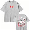 Chainsaw Man Anime Print T-Shirt, Vintage Cartoon Print Top, Unisex Summer T-Shirt, Cosplay Sleeve Men And Women Comfortable T-shirt