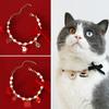 Ожерелье для домашних животных, праздничные подвески, нарядное регулируемое модное ожерелье для собак и кошек, петля для кроликов