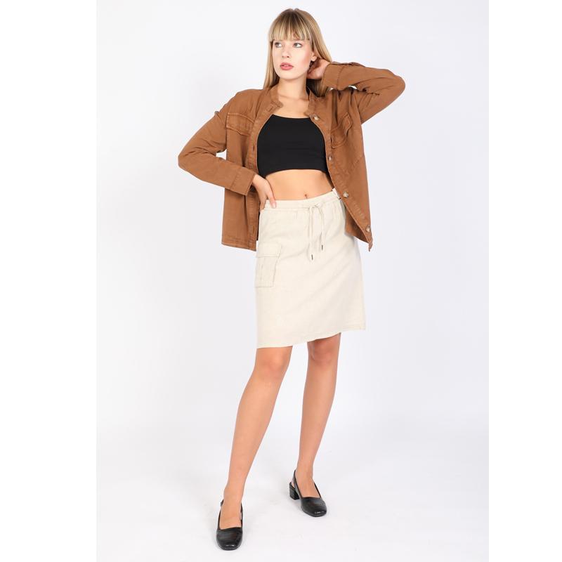 Женская юбка с боковым карманом Stone