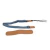 Ukulele Strap Cross Shoulder Pad Denim Leather Adjustable Length Neck Belt Replacement