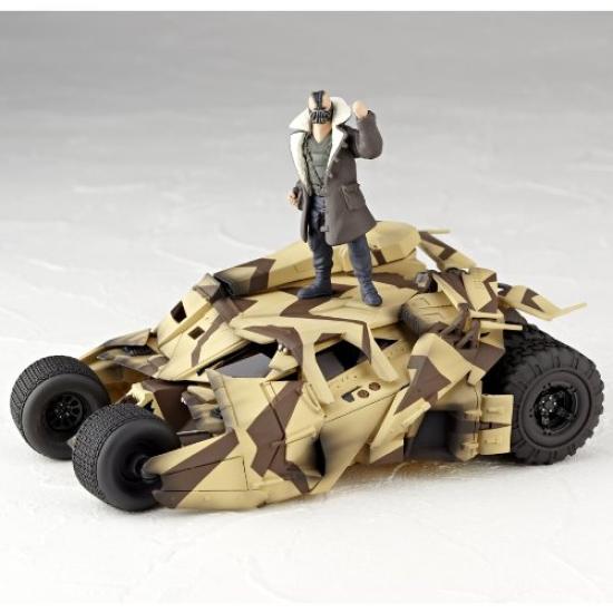 SFX Revoltech 047 Бэтмен: Начало Тёмный рыцарь Тёмный рыцарь: Возрождение Бэтмобиль Tumbler Пушка Без масштаба АБС и ПВХ Предварительно окрашенная фигурка
