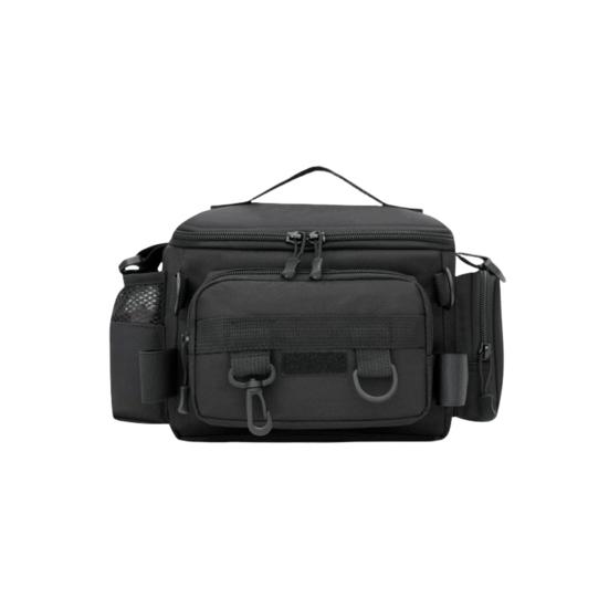 Large Capacity Fishing Gear Bag Waterproof Oxford Cloth Multi-Pocket Lure Rod Line Reel Holder Fishing Accessories Shoulder Bag Organizer Case