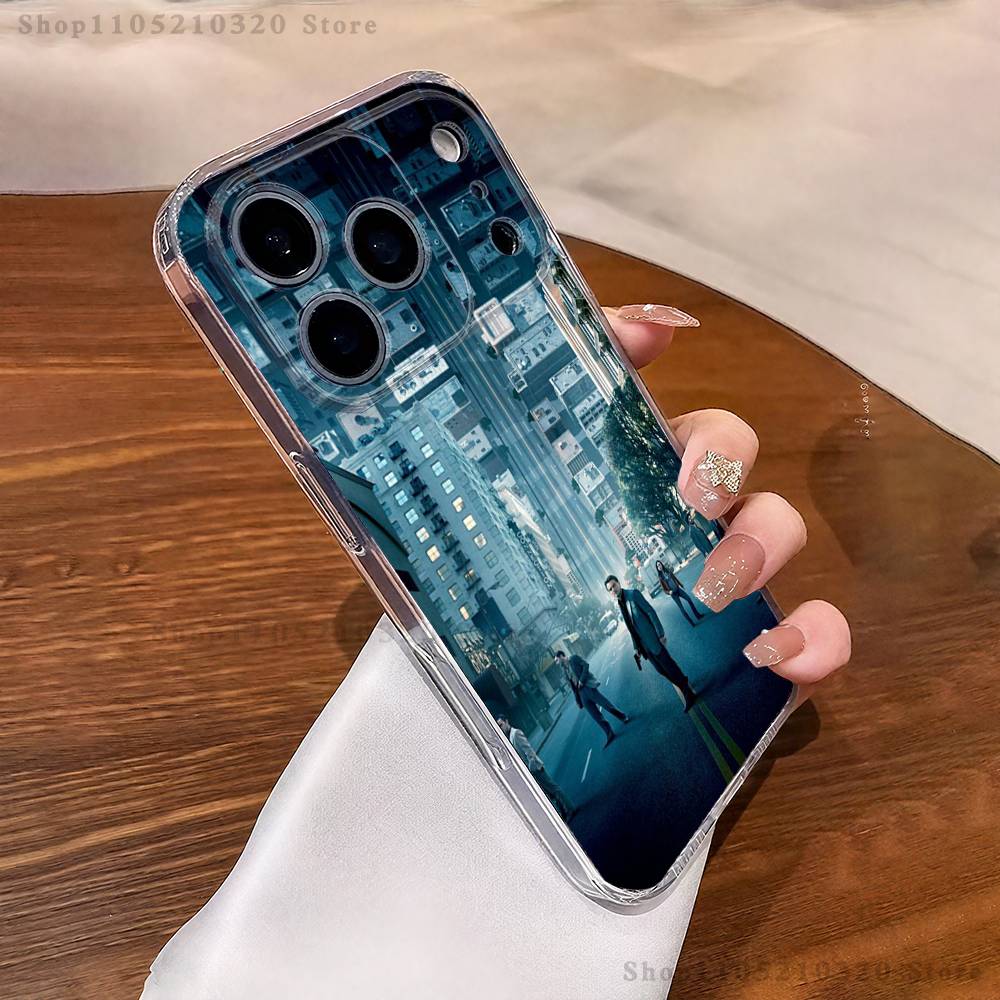 Чехол для телефона с изображением фильма «Начало» для iPhone 17, 16, 15, 14, 13, 12, 11 Pro, Max, Plus, XR, Mini, E, прозрачный, с полным покрытием, мягкий