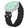 Watch Strap for Withings Steel/Haylou BLING LS12/Mibro Lite/Air Rhinestone Butterfly Decor Stainless Steel Band