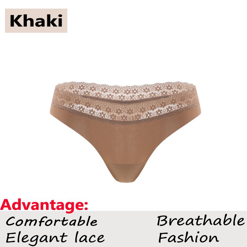 FINETOO 1 шт. Женское кружевное бесшовное нижнее белье большого размера на талии, мягкое, удобное, модное, дышащее, быстросохнущее, милое нижнее белье S-XXL