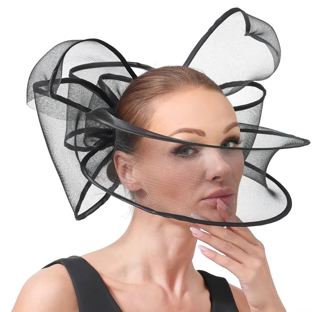 Veil Design Fascinator Hat Luxury Derby Hat Fashion Royal Race Hat For Women