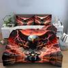 Eagle Motorcycle Adventure Set Multiple sizes kid's and adults' bedroom Exquisite 3PC bedding set, gift