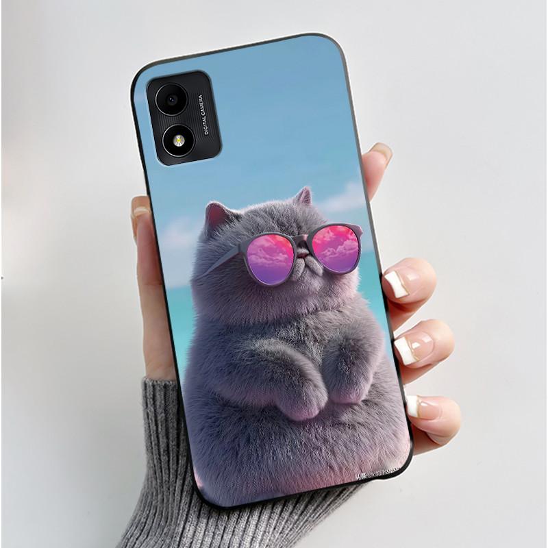 Casing For TCL 305i 5164D Phone Case Aesthetic Luxury Cute Cool Boys Girls Soft silicone Protective Back Cover Black TPU Shell