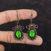 Copper Green Turquoise Earring Copper Wire Wrapped Earrings Beautiful Gemstone Jewelry Handmade Earring Anniversary Gift Copper Wire Jewelry