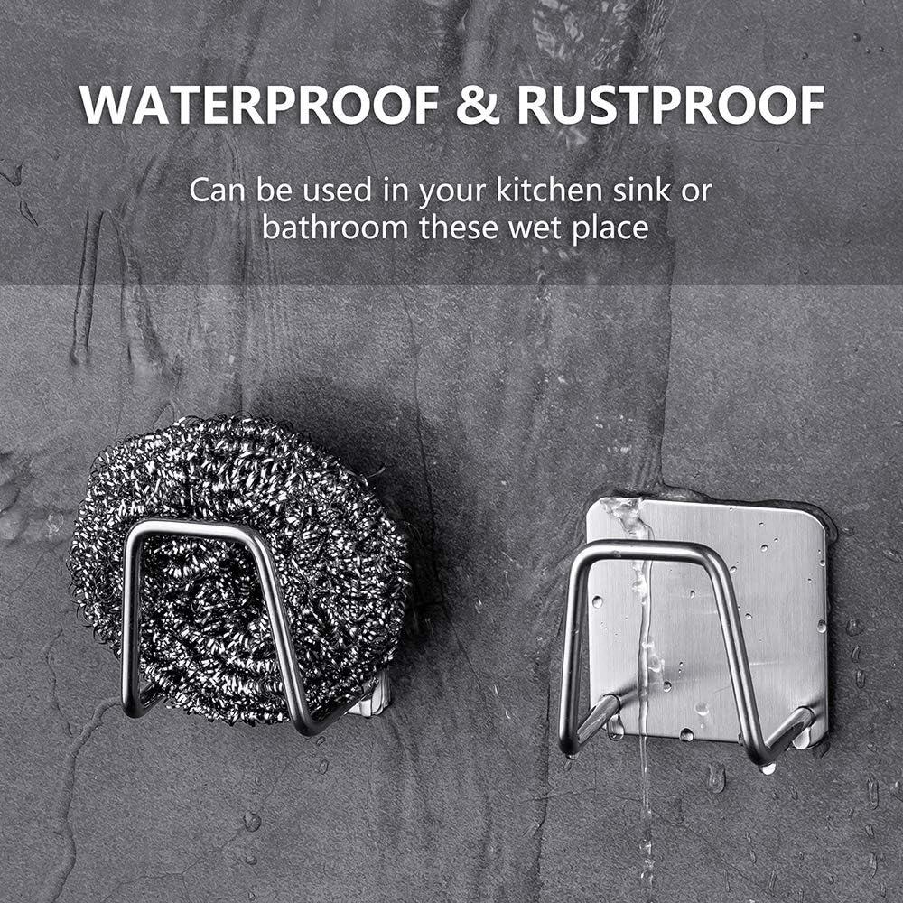 Держатели губок для кухонной мойки, прочный держатель для губки, высококачественная нержавеющая и водонепроницаемая подставка для кухонной мойки