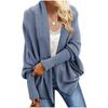 Women's Knitted Shawl Sweater Bat Sleeve Large Size Knitted Cardigan Sweater Coat