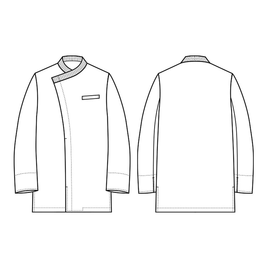 Seven Uniform EA3079-8 Пальто/Длинный рукав, Бежевый, Размер 4L