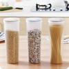 Noodle & Grain Storage Container, Food-Grade Airtight Pasta Spaghetti Dry Food Kitchen Organization Canister with Lid for Pantry