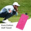 Полотенце для гольфа из микрофибры, салфетка для чистки гольфа с выдвижным крючком, влажное, сухое, впитывающее полотенце для удаления песка, грязи, пота