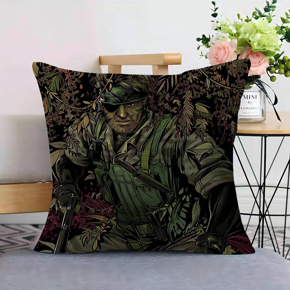 Наволочка Metal Gear Solid для спальни, комнаты и дивана в гостиной, декоративная наволочка для подушки