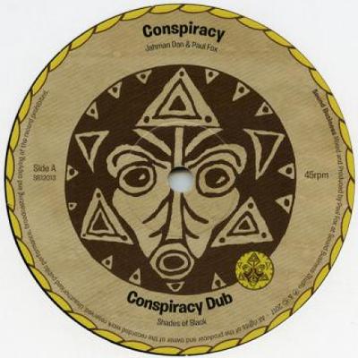 12-дюймовая пластинка JAHMAN, DAN, PAUL FOX / G RIDDIM, J - Cospiracy; Даб / Конго; Dub SB12013 Shades Of Black 2017 Европа Регги, Ска и Даб