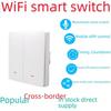 Умный WiFi-коммутатор Longspu 86-Type: Настенный выключатель с одним фазным/нейтральным проводом и совместимостью с граффити