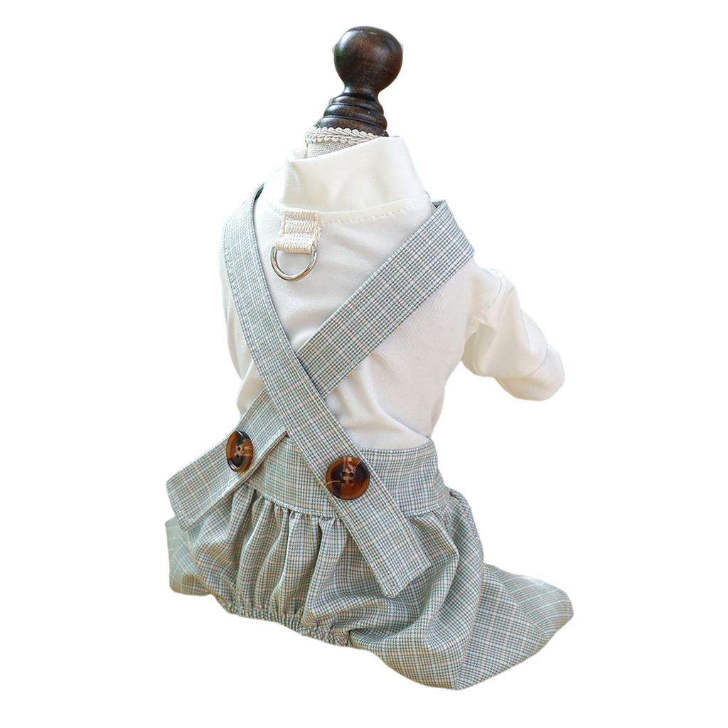 Комбинезон для собак для маленьких собак Комбинезоны для девочек и собак в клетку Одежда для щенков Комбинезоны для собак для маленьких собак Комбинезоны для щенков Одежда для собак