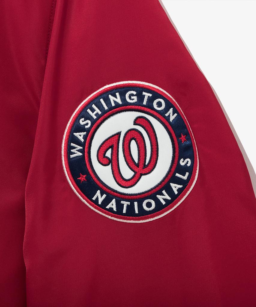 New Era Mlb Washington Nationals Authentic Stadium Jacket Red