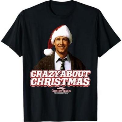 Мужская хлопковая футболка National Lampoon's Christmas Vacation 'Схожу с ума по Рождеству'