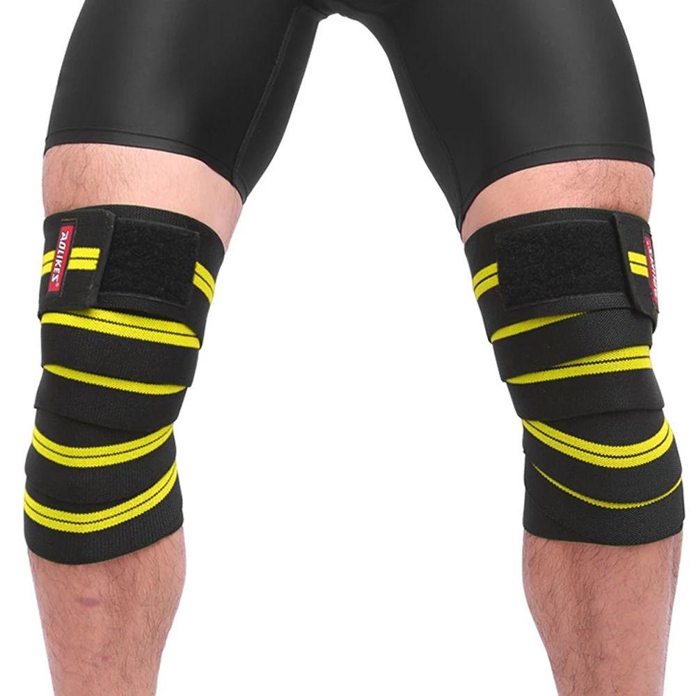 Колено Спортивное оборудование для тренировок по безопасности Колено Поддержка Коленные бинты Коленные бинты Компрессионные ремни