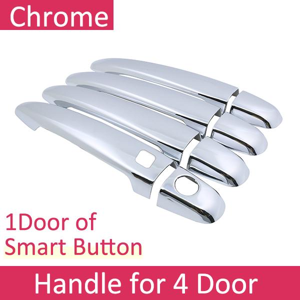 Chrome Car Door Handle Cover for Toyota Crown S180 MK12 2004~2008 Luxury Covers Car Trim Set Exterior Accessories 2005 2006 2007