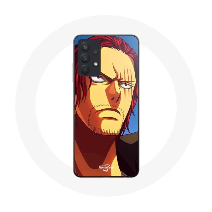 Coque - Maniacase - Samsung Galaxy A32 5G - Noir - One Piece Manga - Souple