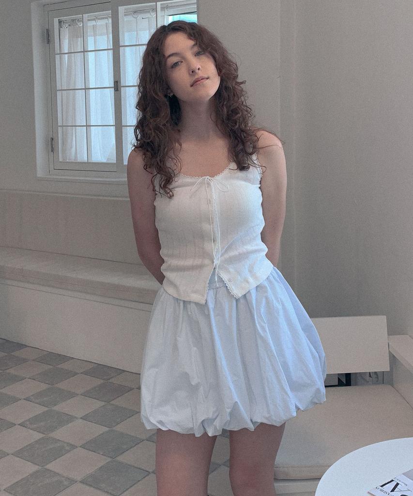 Delaidy Clinomania Ballon Skirt (Sky Blue)