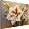 Canvas Print, White Painted Flower