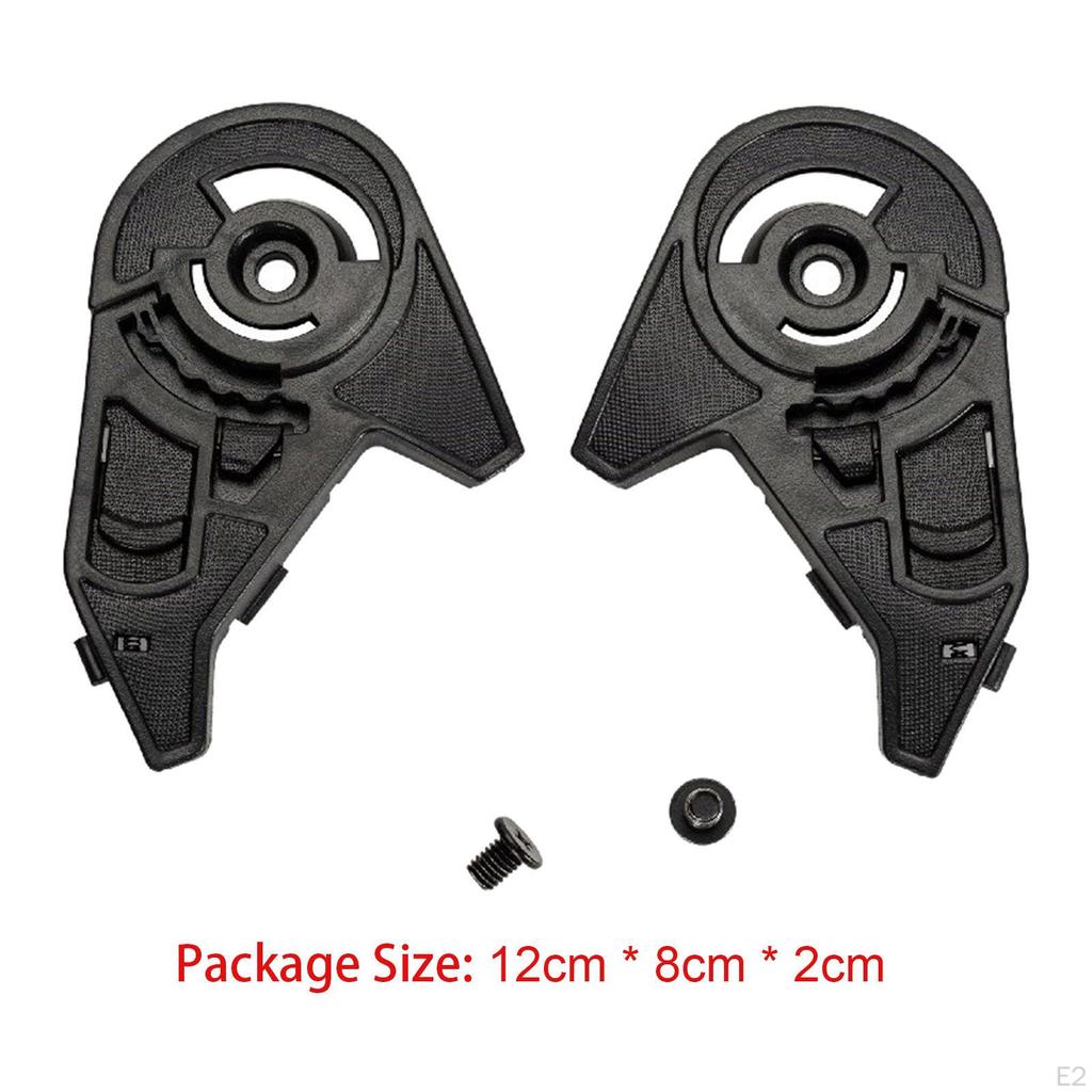 2 шт., основание козырька для мотоциклетных шлемов с винтами, аксессуары, запасные части, простой в установке шлем