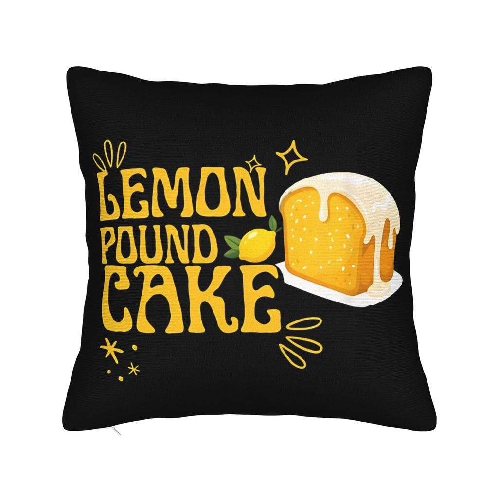 Afroman Lemon Pound Cake Pillowcase Polyester Cushion Cover Decoration Pillow Case Cover Car Square cm