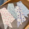 Women'S New Daily Commuting Long Silk Scarf With Printed Temperament Scarf, Summer Fashionable Versatile Decorative Diagonal Scarf