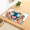 Dog Pattern Non-Slip Carpet Office Chair Floor Mat Door Mat Foot Mat
