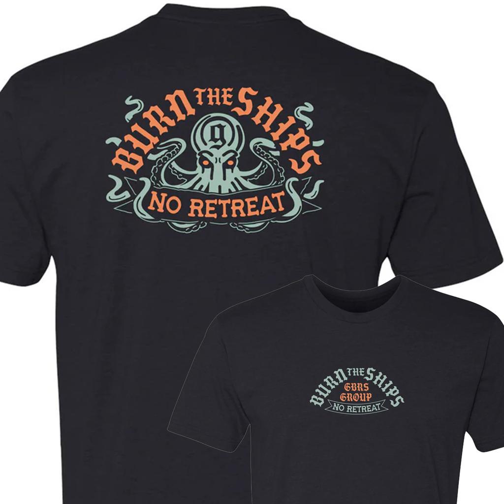 2026 НОВАЯ Тактическая футболка GBRS Мужская Американская Классическая Принт Короткий Рукав Ретро Круглый Вырез Военный Фан Уличная Мода Топ