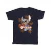 Boys Lilo And Stitch Ohana Orange Hibiscus T-Shirt