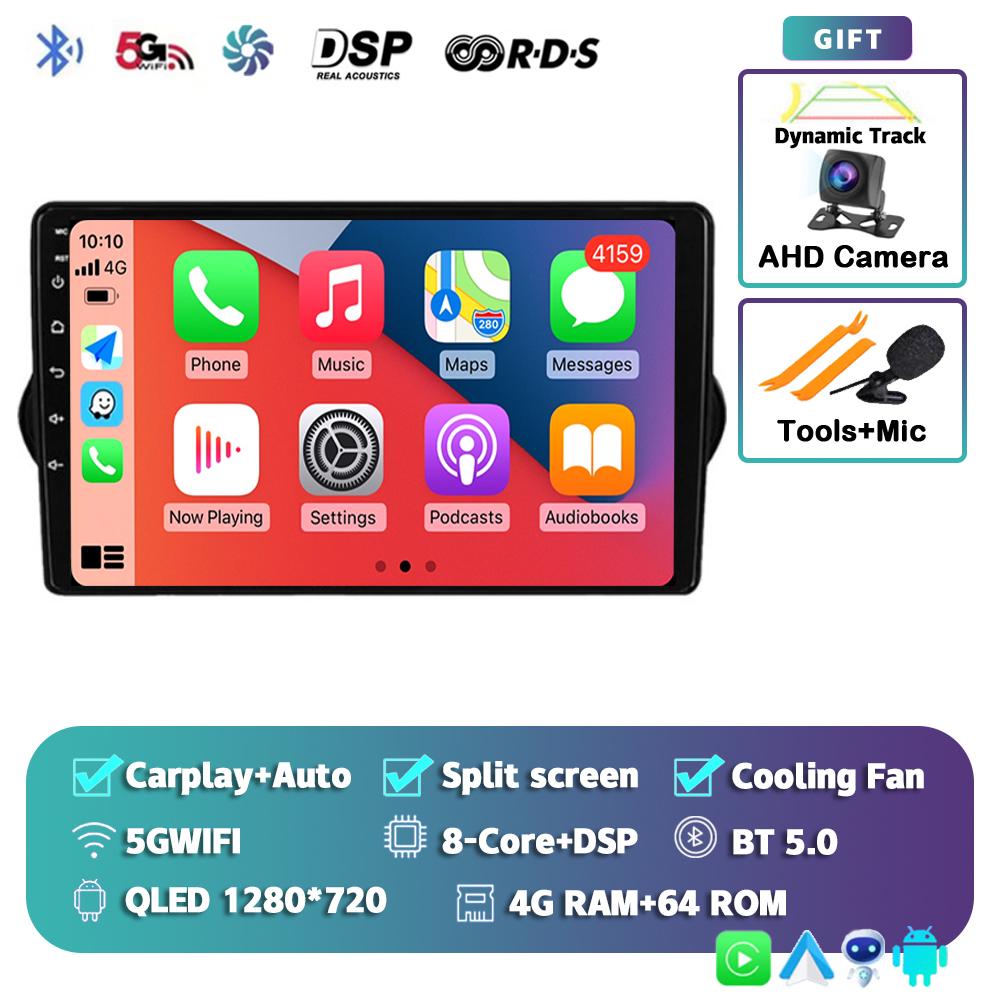 Android 14 Carplay Auto Car Radio For Fiat Tipo Egea Dodge Neon 2015-2018 GPS Multimedia Video Player Navigation Stereo WIFI+4G