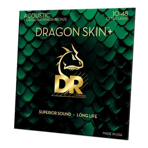 DR Strings Acoustic Guitar Strings DRAGON SKIN+ Phosphor Bronze DAP-10