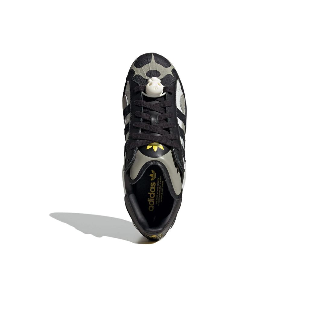 ОФФГОД:TATE x adidas Superstar 82 Orbit Grey Core Black Yellow Унисекс Кроссовки JQ8778