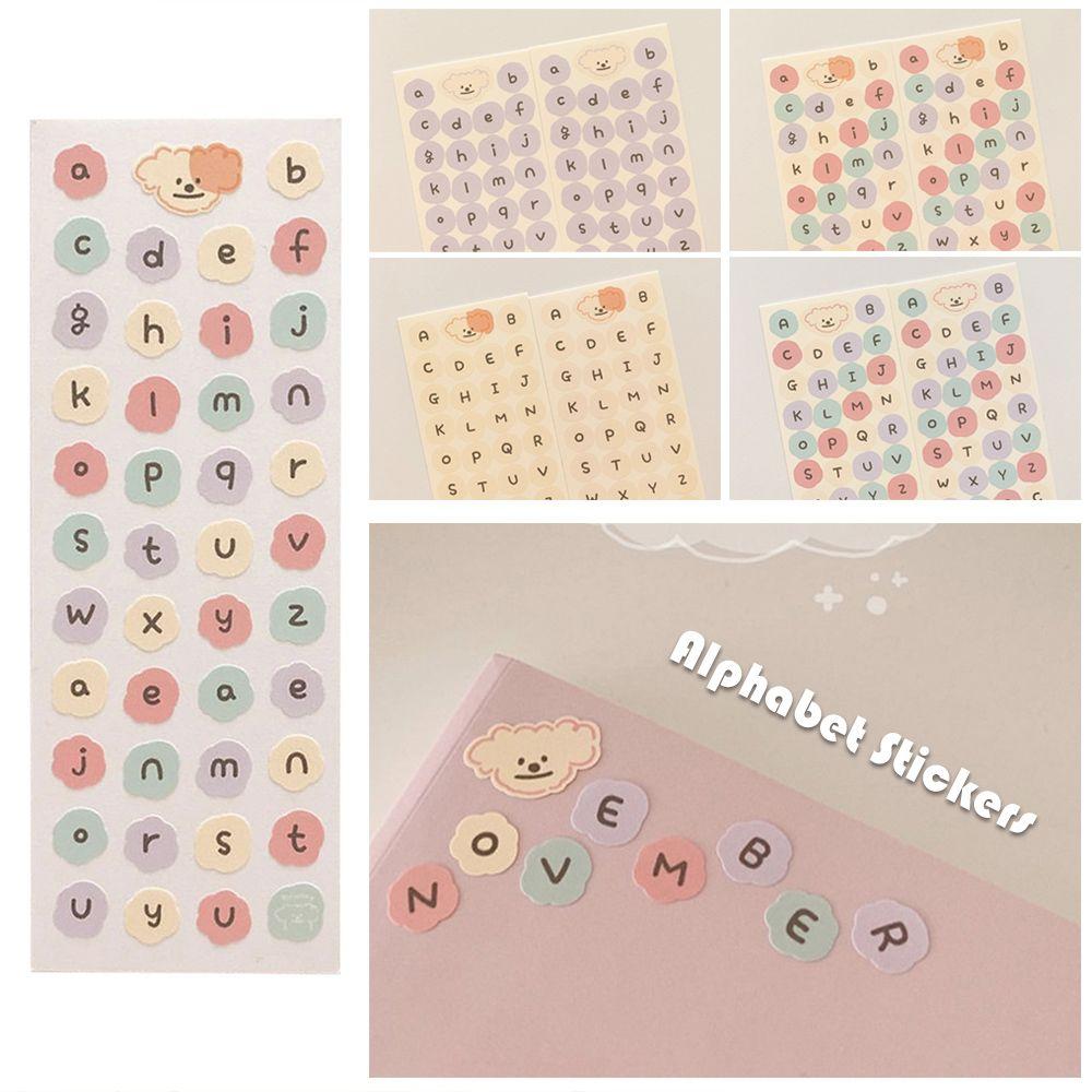 Planner DIY Journal Scrapbooking Self Adhesive Decorative Paper Stickers Alphabet Stickers